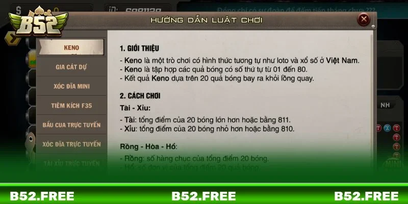 Bật mí cách chơi đơn giản, đặt cược Keno dễ dàng