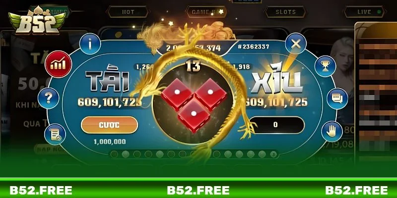 Sân chơi B52 Jackpot tài xỉu tham gia rất dễ dàng